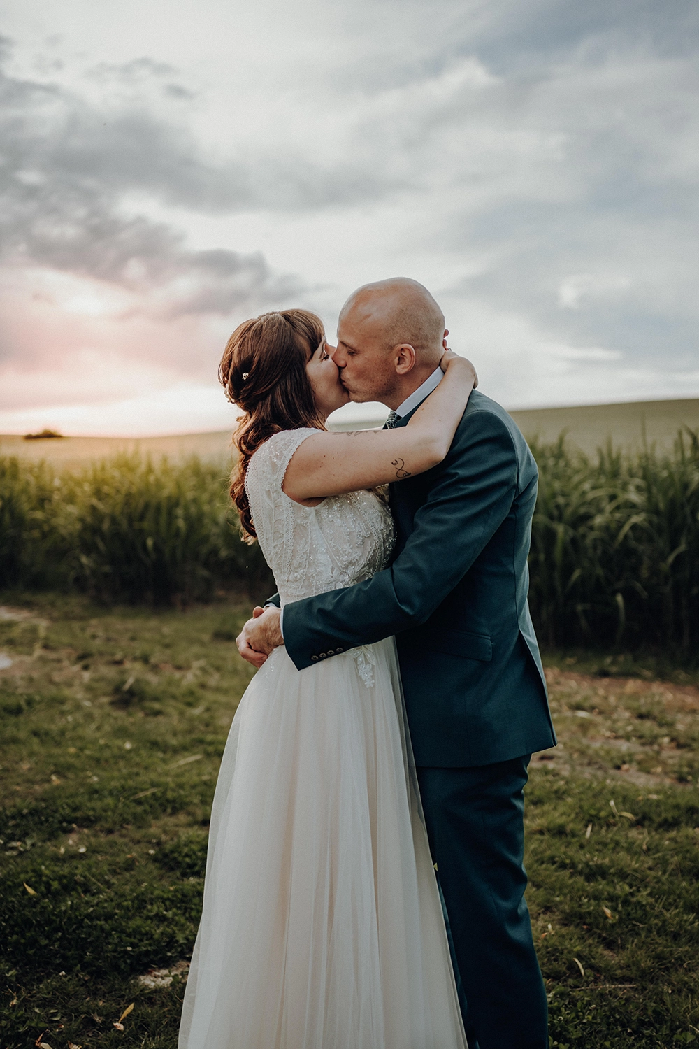 Brautpaar bei Hochzeit am Stadlherhof Wilhering