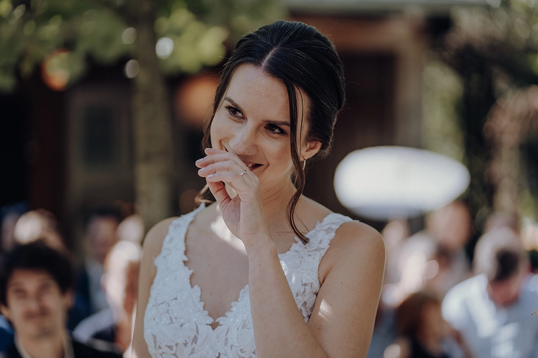 Brautpaar bei Hochzeit am Preuner Wirt